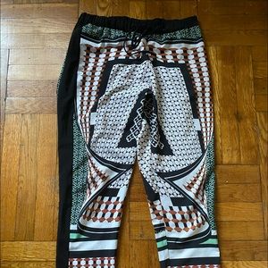 Clover Canyon Print Straight Leg Pant with Drawstring